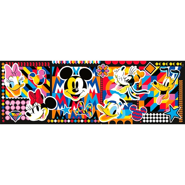 Mickey Puzzle 1000p Disney Panorama - Imagen 1