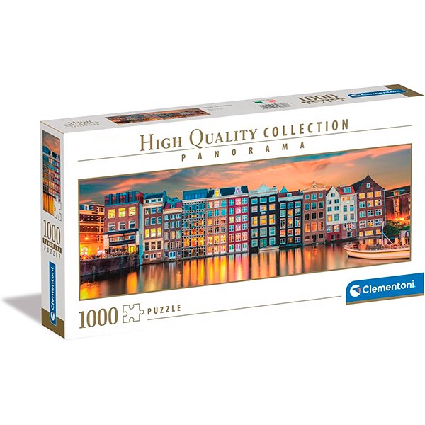 Puzzle 1000p Bright Amsterdam Panorama - Imagen 1