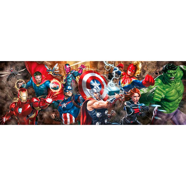 Marvel Quebra-cabeça Panorama 1000p - Imagem 