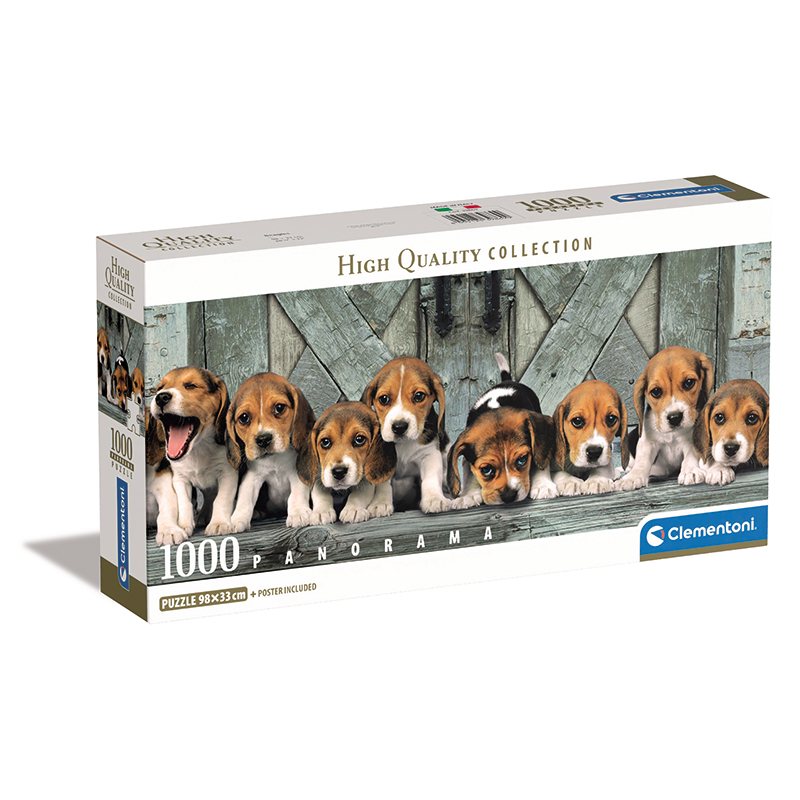 Puzzle 1000p Beagles Panoramic