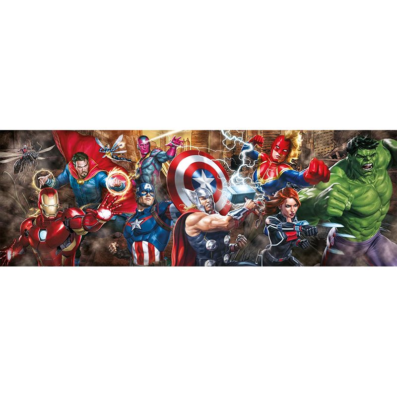 Puzzle Marvel Panorámico 1000p - Imagen 1