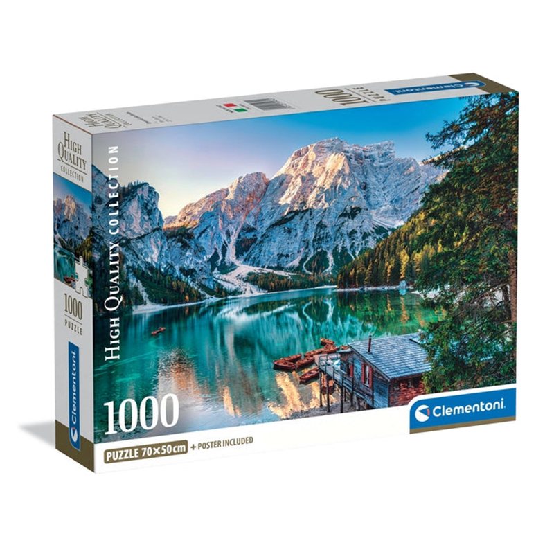 Puzzle Lago Braies 1000p