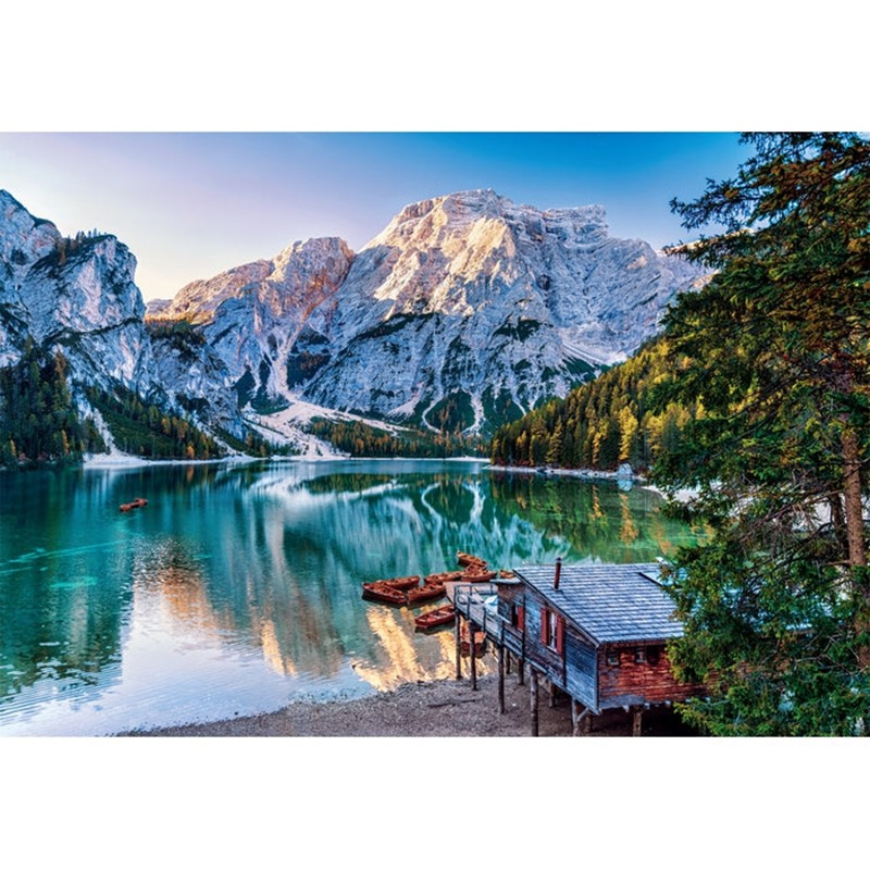 Puzzle Lago Braies 1000p - Imagen 1
