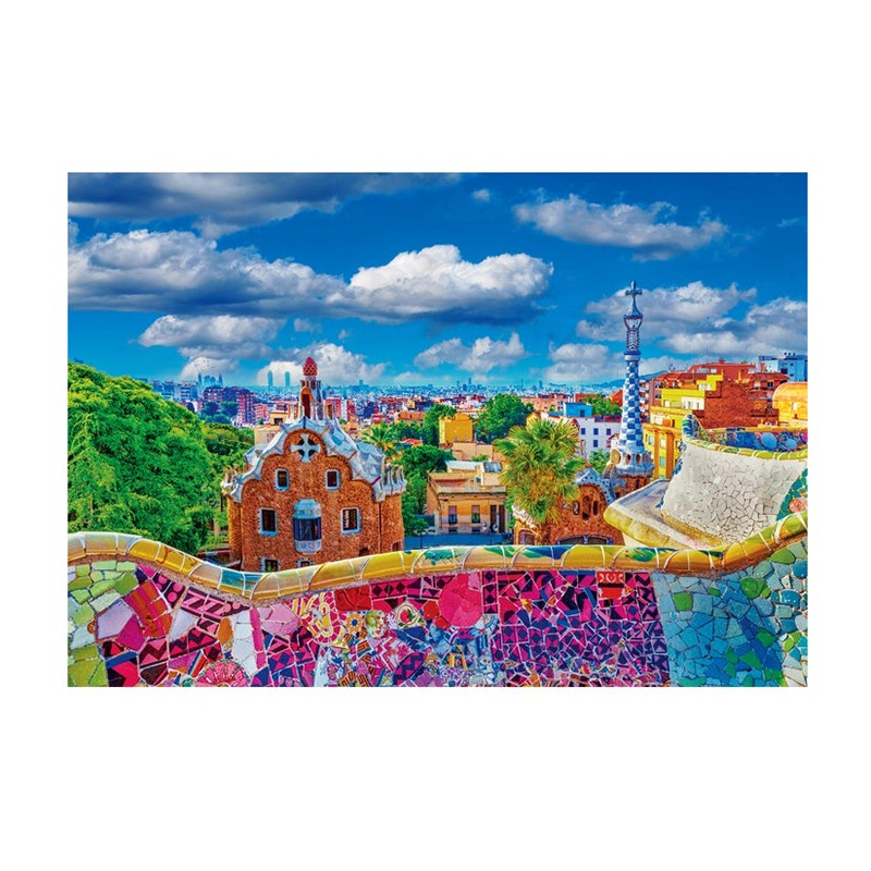 Puzzle 1000p Parque Güell - Imagen 1