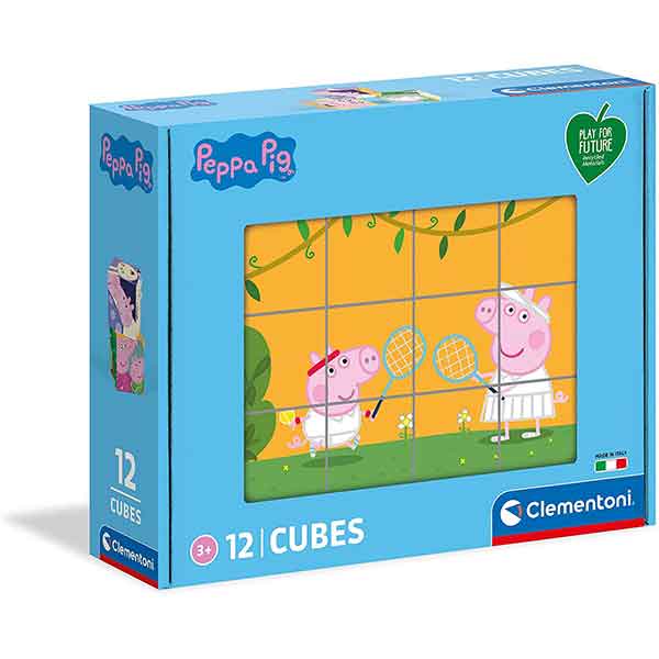 Porquinha Peppa Puzzle Quebra-Cabeça 12p - Imagem 1