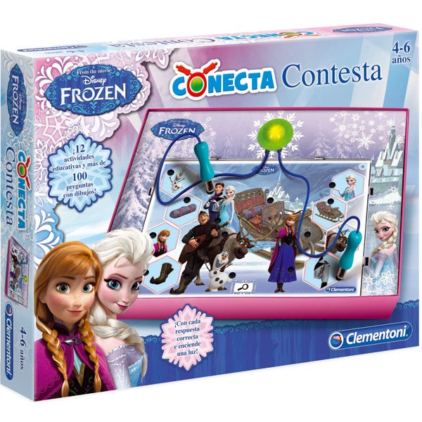 Juego Conecta Contesta Frozen - Imagen 1