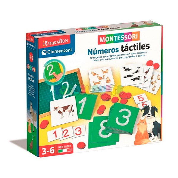 Juego Montessori Números Táctiles - Imagen 1