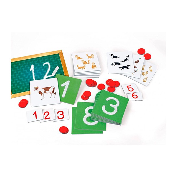 Números Táteis do Jogo Montessori - Imagem 1