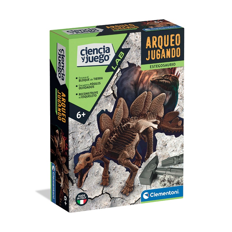 Arqueojugando Stegosaurio