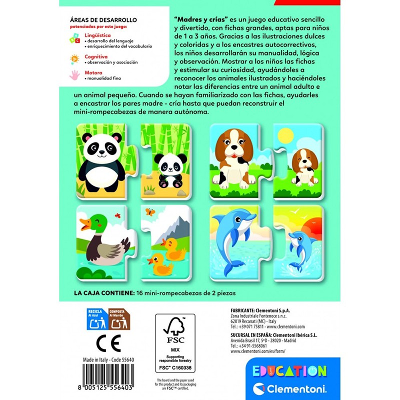 Juego Educativo Madres y Crías - Imatge 1