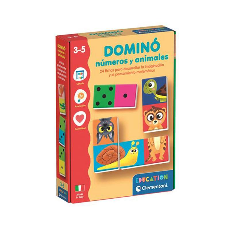 Joc Domino Número i Animals - Català