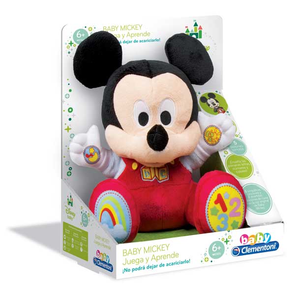 Disney Peluche Baby Mickey Mouse Educativo - Imagem 1