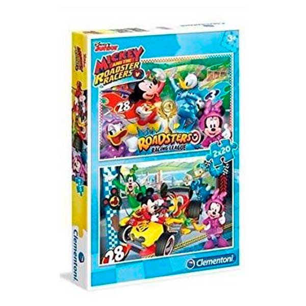 Puzzle 2x20 Mickey Roadster - Imagen 1