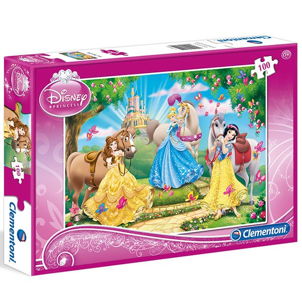 Puzzle 100p Princesas Disney - Imagen 1