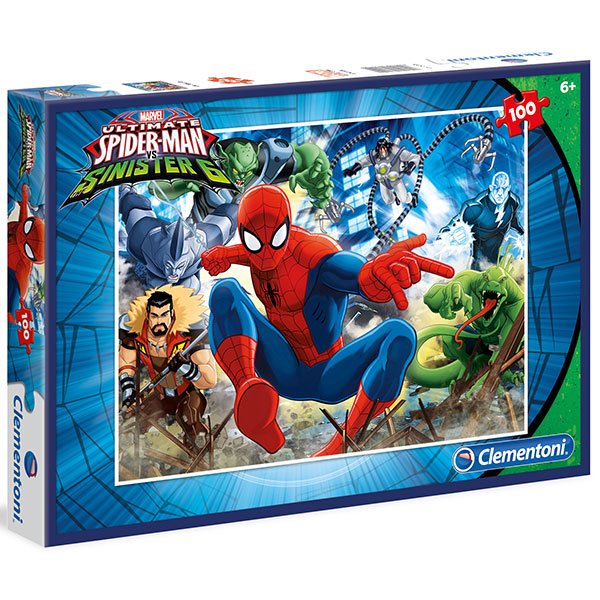 Puzzle 100p Spiderman - Imagen 1