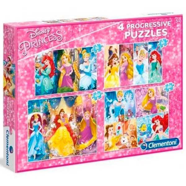 Puzzle 20+60+100+180 Princesas Disney - Imagen 1