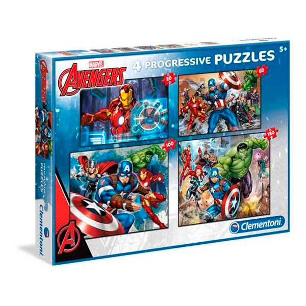 Puzzle 20+60+100+180 Avengers - Imagen 1