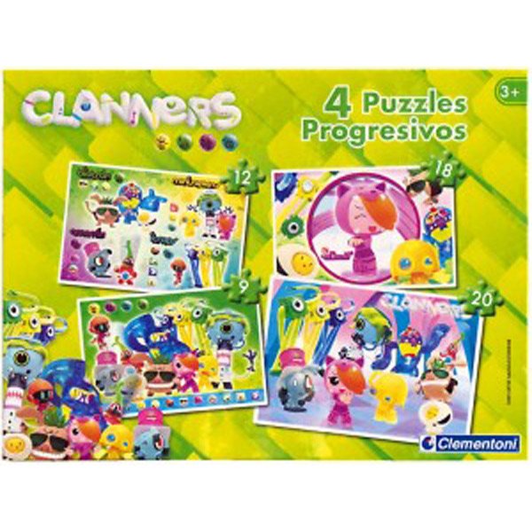 Puzzle Progressivo 9+12+18+20P Clanners - Imagem 1