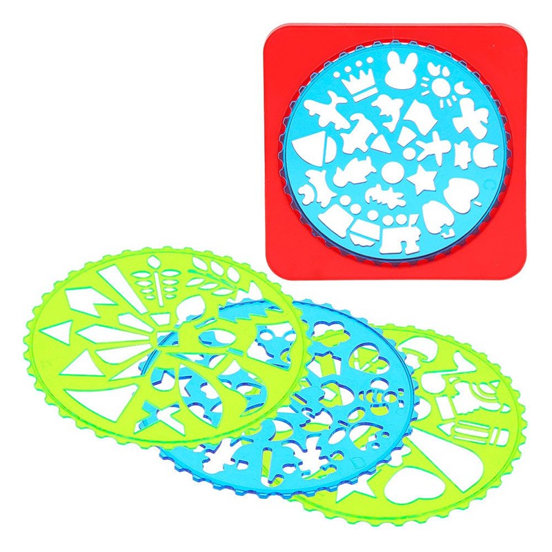 Pack 4 Plantillas dibujo bases mandalas
