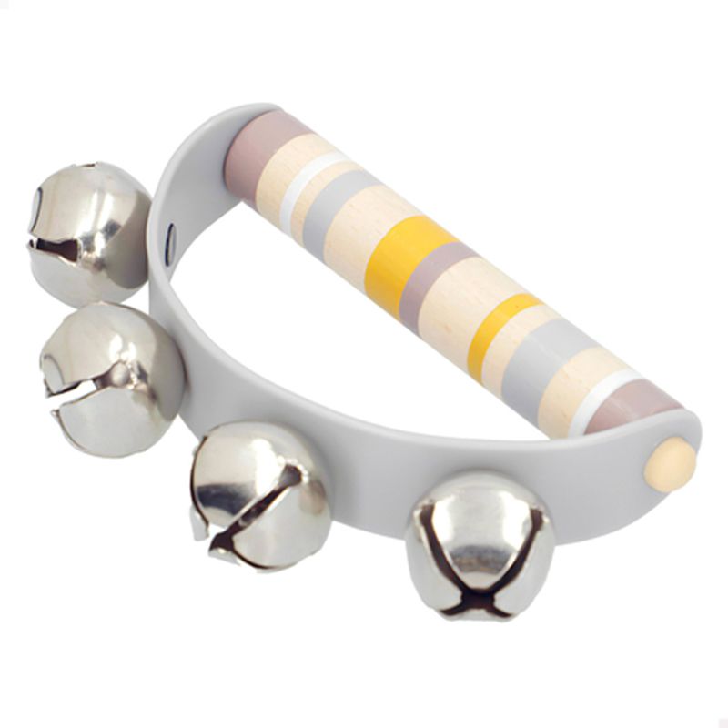 Cascabel de madera infantil colores