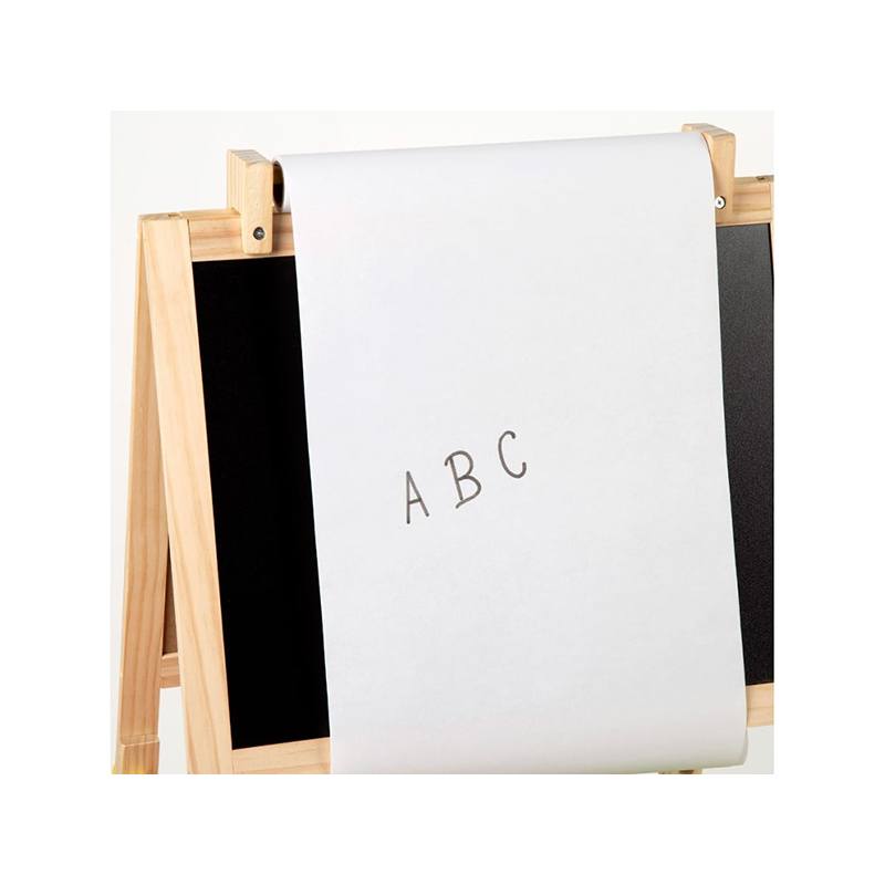 Pizzarra infantil de madera 3en1 con accesorios 93cm - Imagen 3