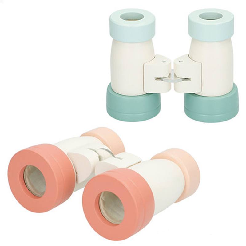 Calidoscopio Binocular de Madera