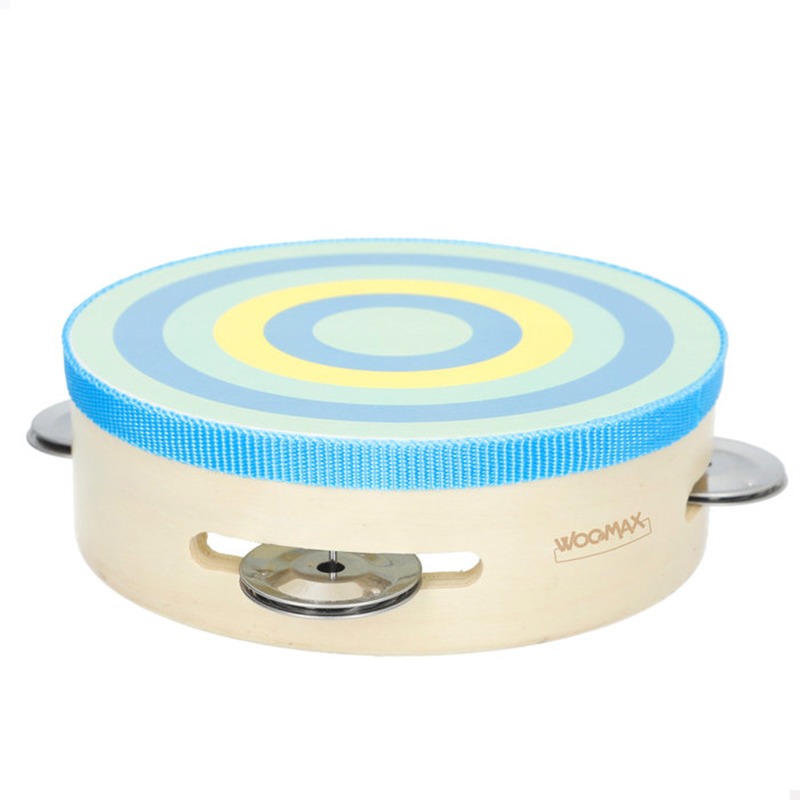 Pandereta de madera infantil colores