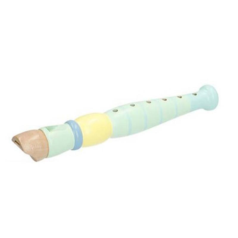 Flauta de madera infantil colores