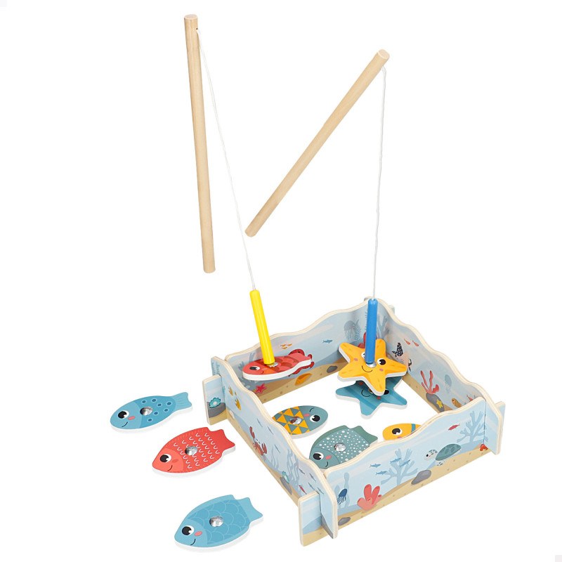 Juego de Pesca de Madera