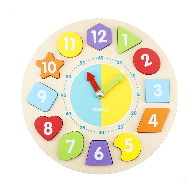 Reloj infantil de madera