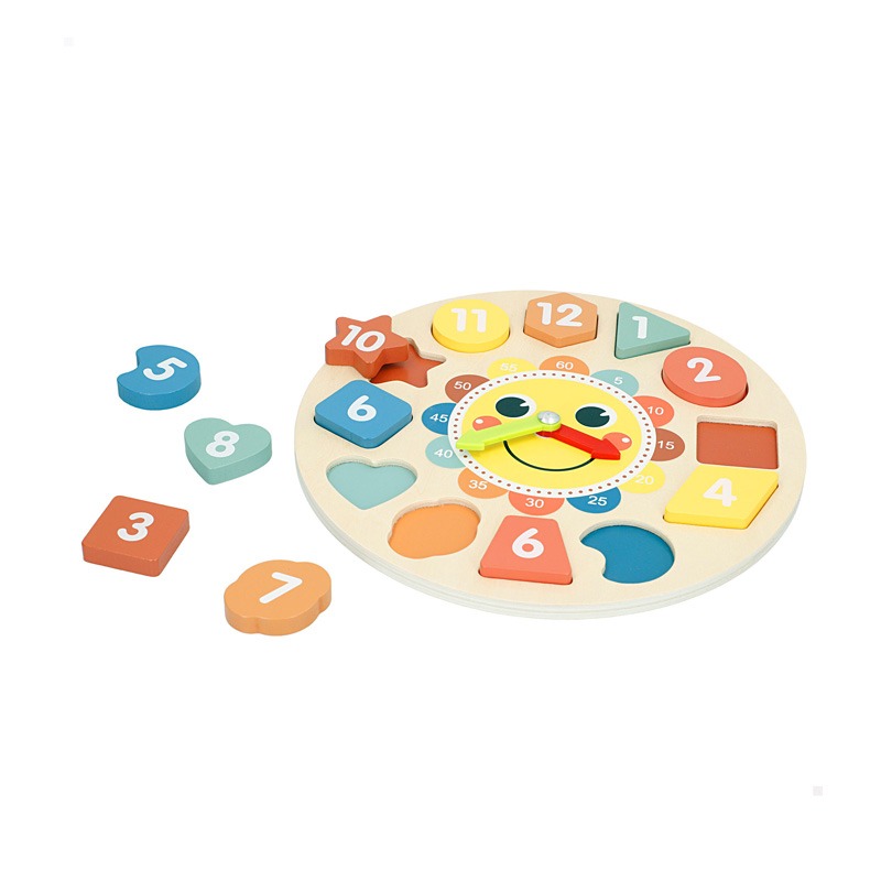 Reloj infantil de madera - Imagen 1