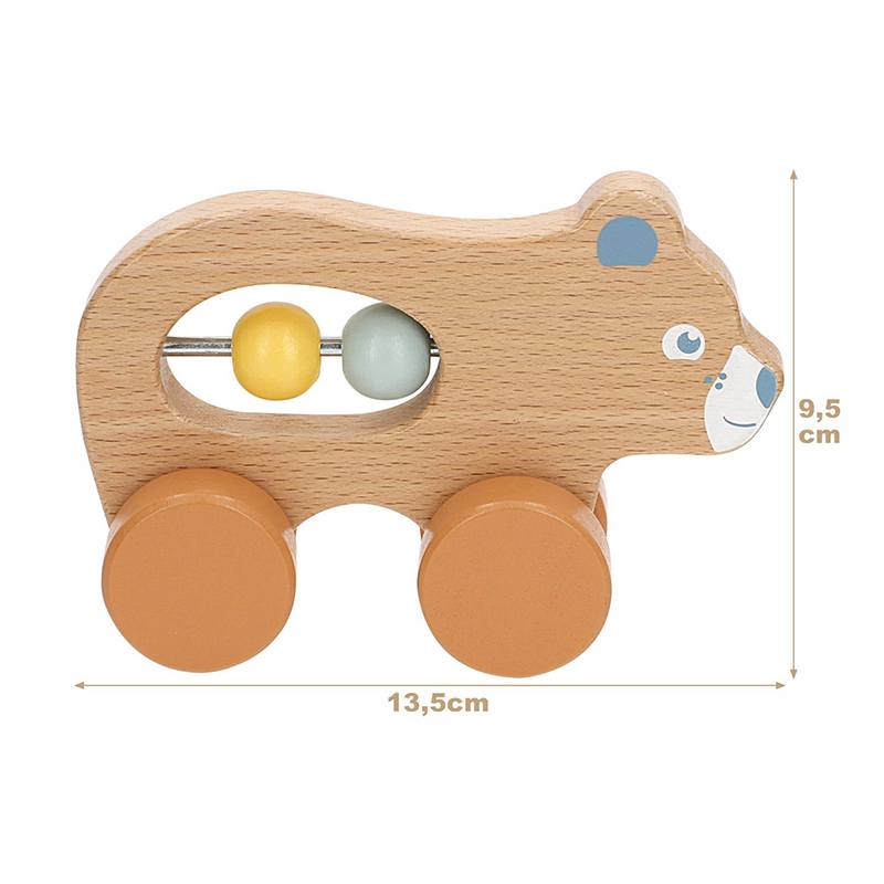 Set 4 Sonajeros de Madera - Imagen 2