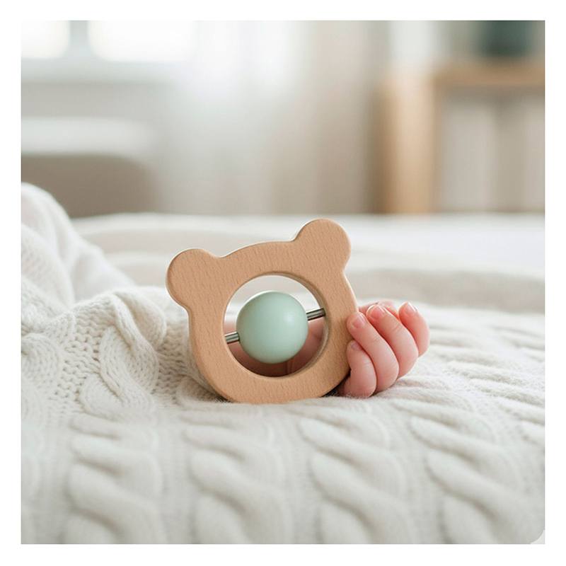 Set 4 Sonajeros de Madera - Imagen 3