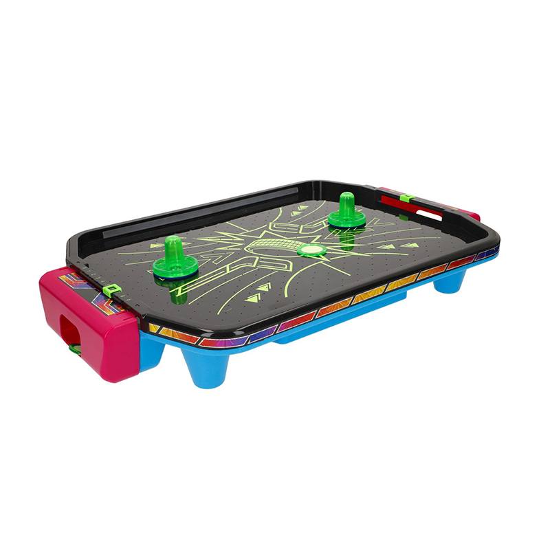 Arcade Air Hockey Electrónico de Sobremesa Neón