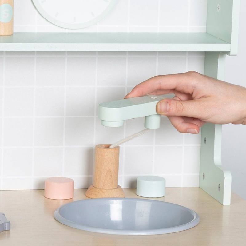 Woomax Cocina de madera infantil 83cm - Imagen 3