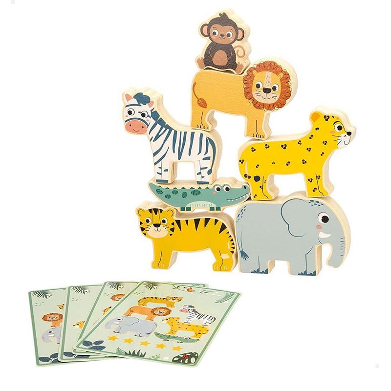 Animales Apilables de Madera