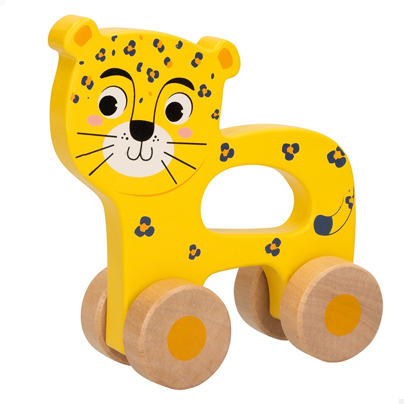 Animal con Ruedas de Madera - Imagen 2