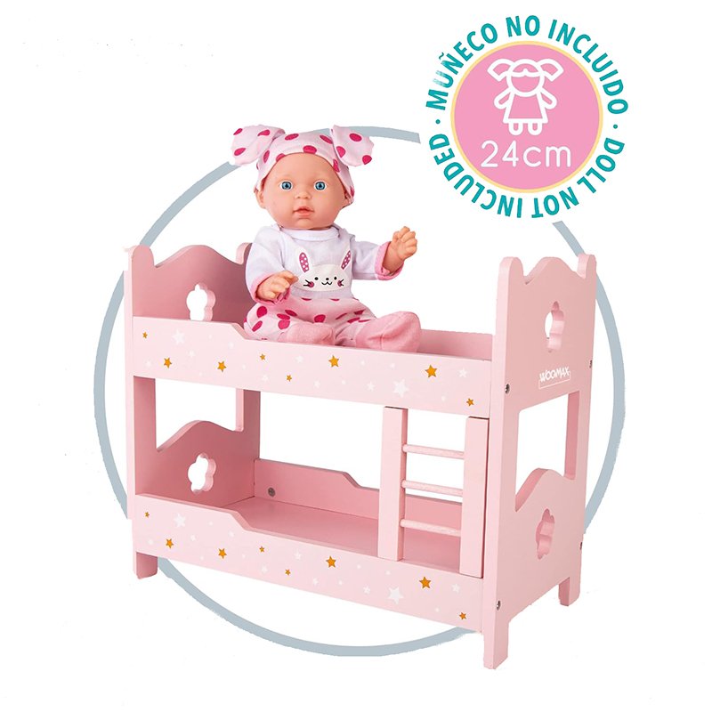 Litera de Madera para Muñecas - Imagen 1
