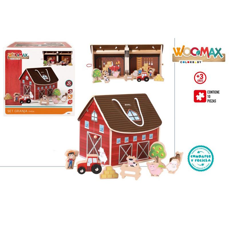 Granja de madera infantil con animales - Imagen 2