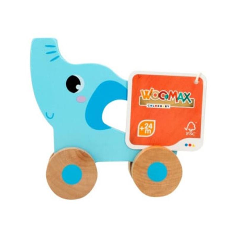 Animalzinho de madeira com rodas - Imagem 2