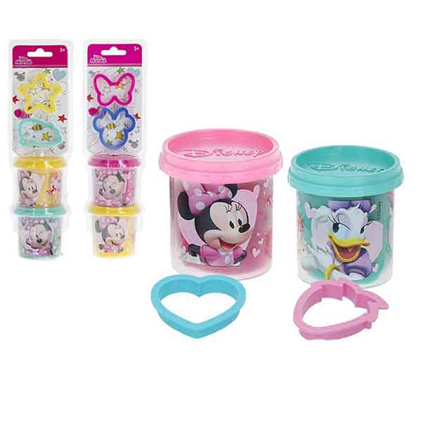 Minnie Mouse Pack 2 Potes De Plasticina Mofo - Imagem 1
