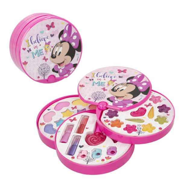 Minnie Mouse Estuche Redondo Maquillaje 3 Niveles - Imagen 1