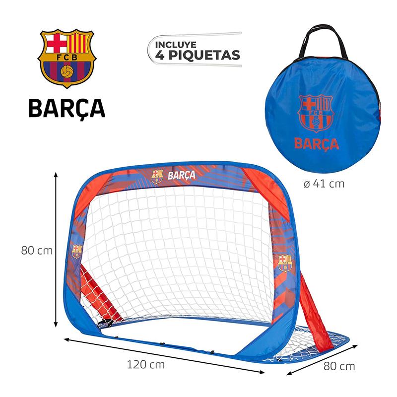 FC Barcelona Portería Pop-up 4en1 - Imagen 2
