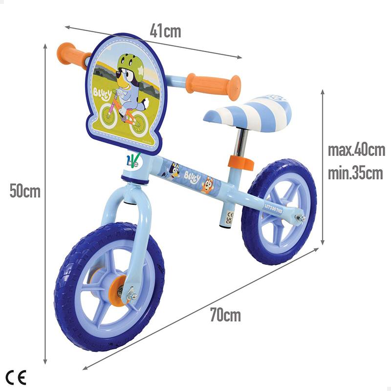 Bluey Bicicleta sem pedais - Imagem 3