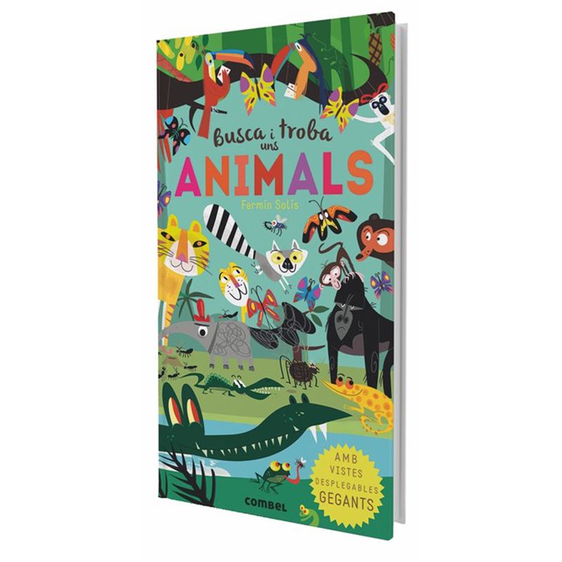 Libro Infantil Busca i Troba uns Animals - Catalán