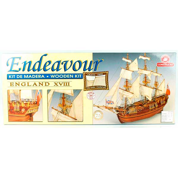 Constructo Barco Endeavour Modelismo Naval 1:60 - Imagen 1