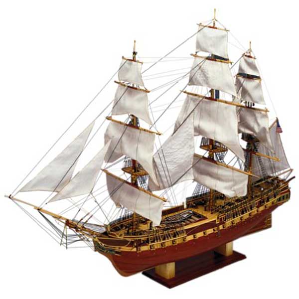 Constructo Barco U.S.S Constitution Modelagem Naval 1:82 - Imagem 1