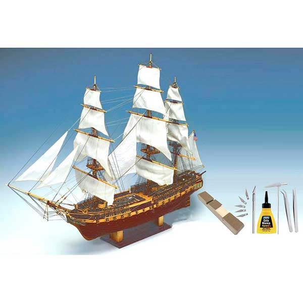 Constructo Barco U.S.S Constitution Modelismo Naval 1:82 - Imagen 1