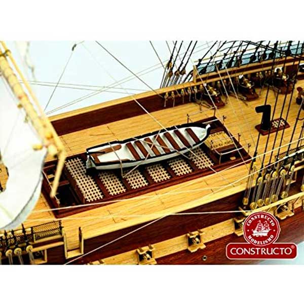 Constructo Barco U.S.S Constitution Modelagem Naval 1:82 - Imagem 3