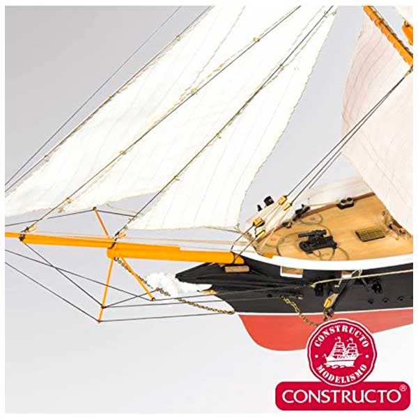 Constructo Barco H.M.S Warrior Modelismo Naval 1:200 - Imagen 4